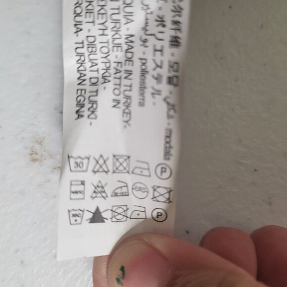 NEW Zara Large pants tall wide leg button zip pockets dress trousers khaki brown - Picture 10 of 12